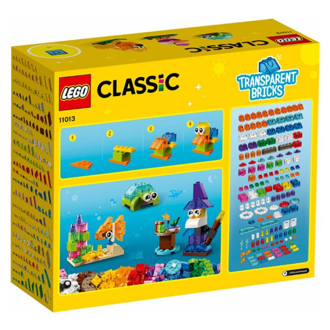 Конструктор LEGO Classic Прозрачные кубики