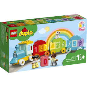 Конструктор LEGO DUPLO Поезд с цифрами — учимся считать