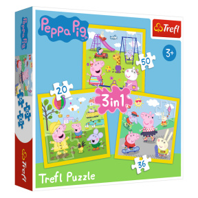 Ziua fericită a Peppei. Peppa Pig, 3în1