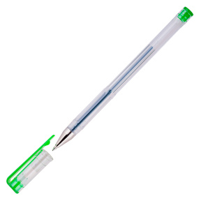 Ручка гелевая OfficeSpace 0,5 мм, зеленая