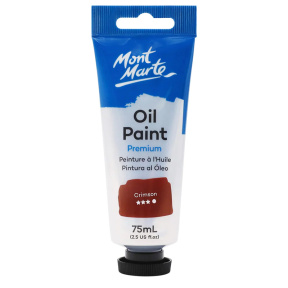 Vopsele Oil Paint, de ulei, 75 ml roșu Crimson