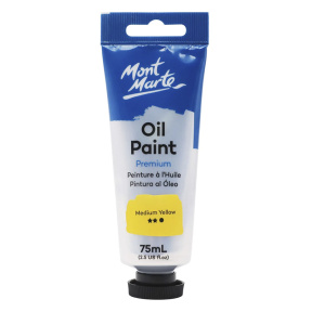 Vopsele Oil Paint, de ulei, 75 ml galben Medium Yellow