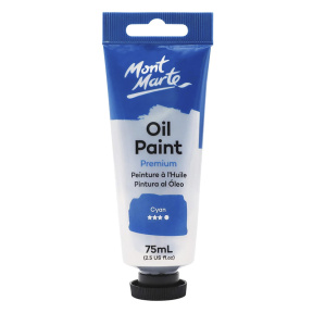 Краски Oil Paint масляные 75 мл сине-зеленый Cyan