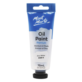 Vopsele Oil Paint, de ulei, 75 ml alb Zinc White