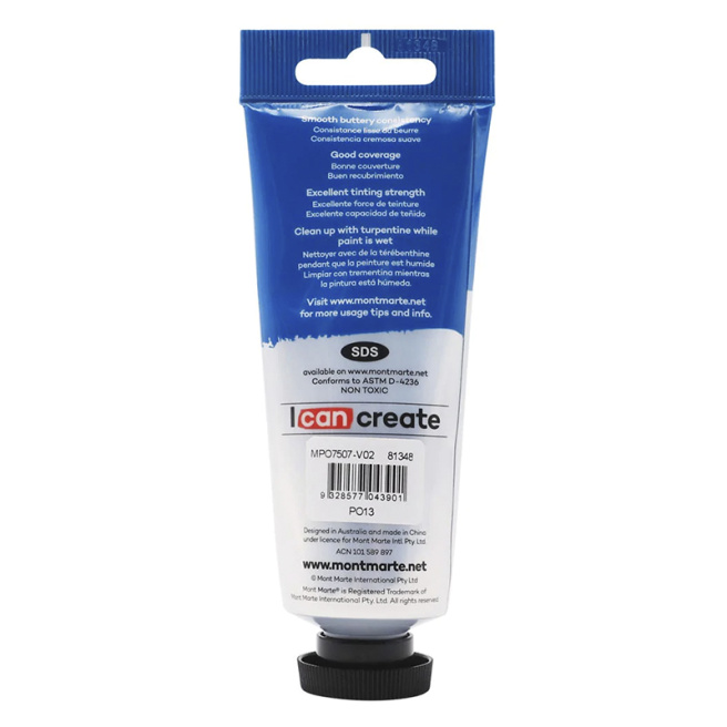 Vopsele Oil Paint, de ulei, 75 ml oranj Orange