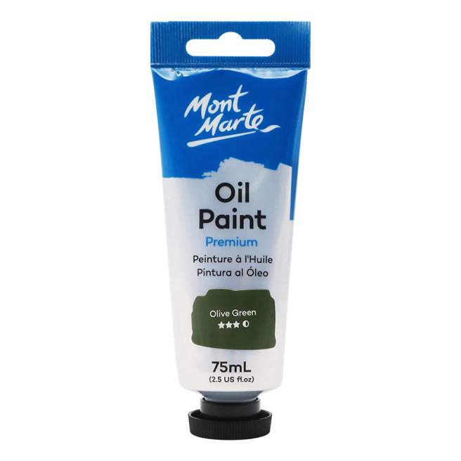 Vopsele Oil Paint, de ulei, 75 ml verde Olive Green
