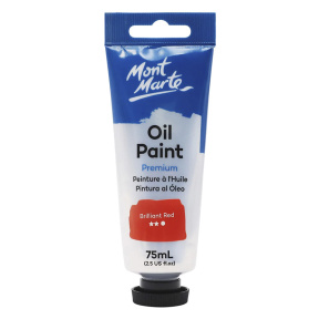 Vopsele Oil Paint, de ulei, 75 ml rosu Brilliant Red