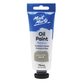 Vopsele M.M. Oil Paint, de ulei, 75 ml gri Neutral Grey