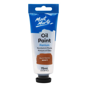 Краски Oil Paint масляные 75 мл оранжевый Burnt Sienna