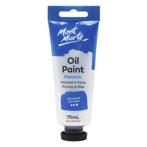 Vopsele Oil Paint, de ulei, 75 ml albastru Monastral Cerulean