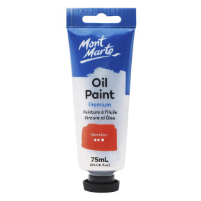 Vopsele Oil Paint, de ulei, 75 ml roșu Vermilion