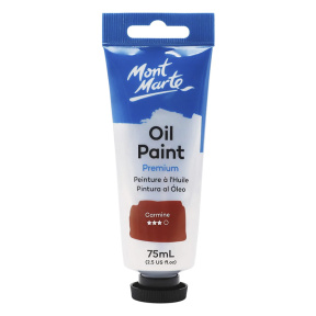 Vopsele Oil Paint, de ulei, 75 ml roșu Carmine