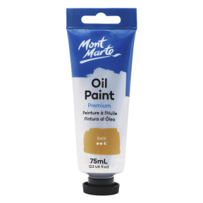 Краски Oil Paint масляные 75 мл золотистый Gold