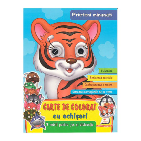 Carte de colorat cu ochișori. Prieteni minunați