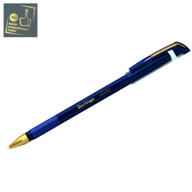 Pix bila Berlingo "xGold" albastru, 0,7mm, grip