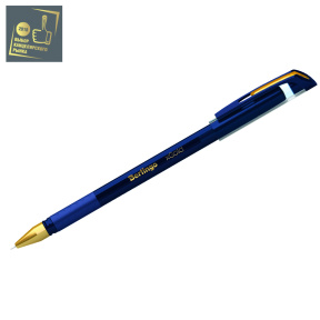 Ручка .Berlingo "xGold" синяя, 0,7мм, игольчатый стержень, грип