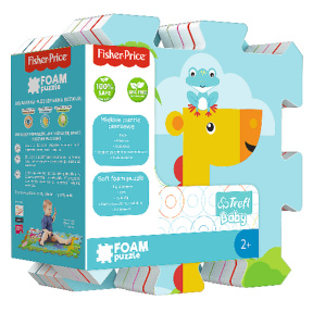Puzzle moale de podea „Prietenii Fisher Price”
