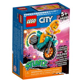 Конструктор LEGO City Трюковый мотоцикл с цыплёнком