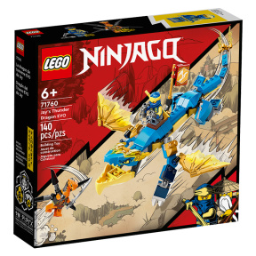 Constructor LEGO Ninjago Dragonul EVO de Tunet al lui Jay