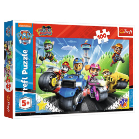 Paw Patrol pe motociclete, 100 elemente