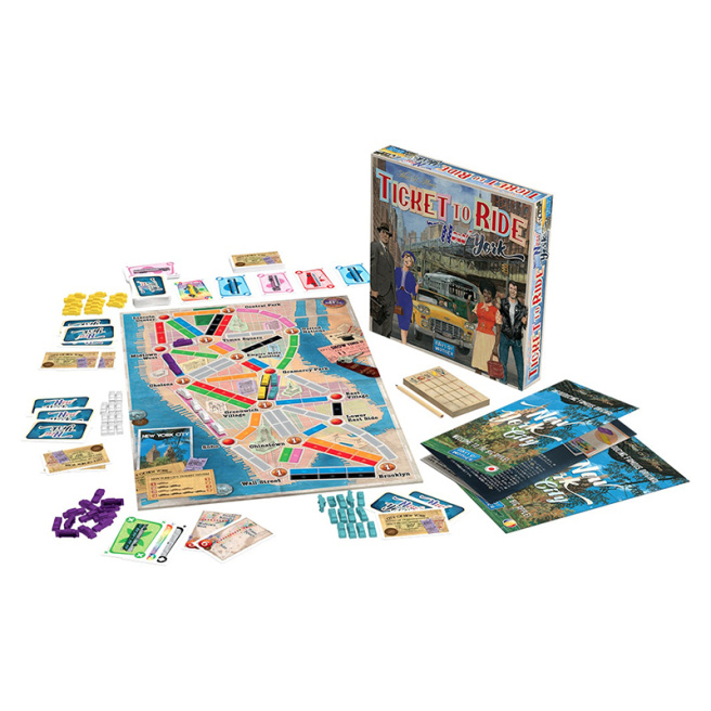 Настольная игра Ticket To Ride по Нью-Йорку