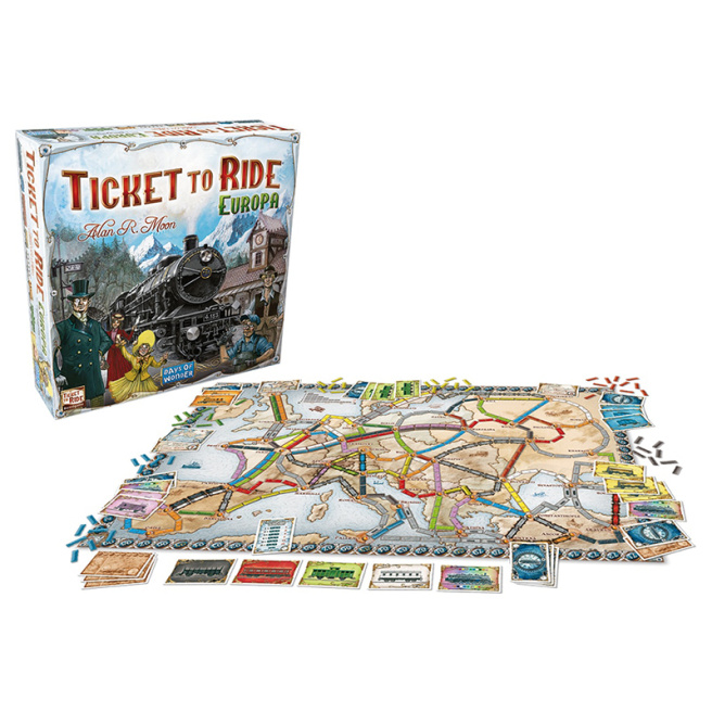 Ticket to Ride Europa по Европе