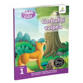 Corbul și vulpea. Fabulele lui Esop. Nivel I. GAMA