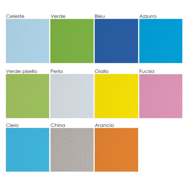 Бумага для пастели Cartacrea- 35x50см Celeste, 220гр