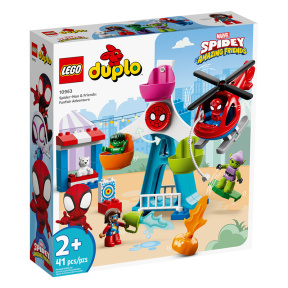 Constructor LEGO DUPLO Omul Păianjen și prietenii: Târgul de aventură