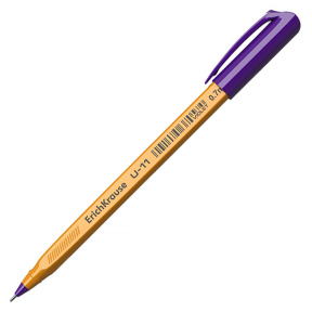Ручка ErichKrause 0,7 мм U-11 Yellow, фиолетовая