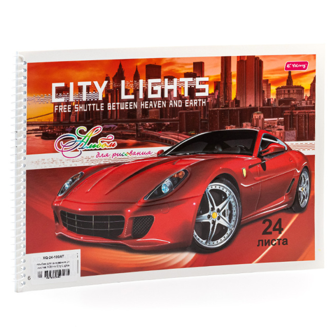 Album pentru desen 24 p 100 gr/m City Lights