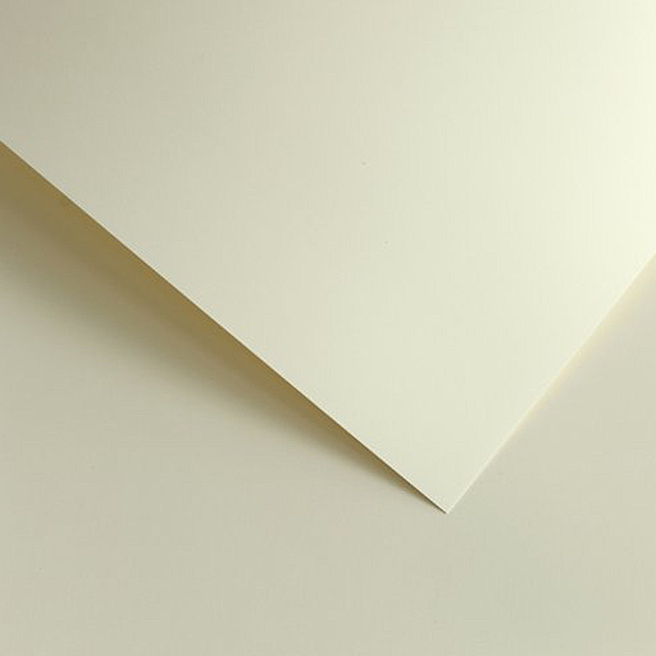 Дизайнерский картон GPapieru A4 SMOOTH SATIN, кремовый, 1 лист, 200гр