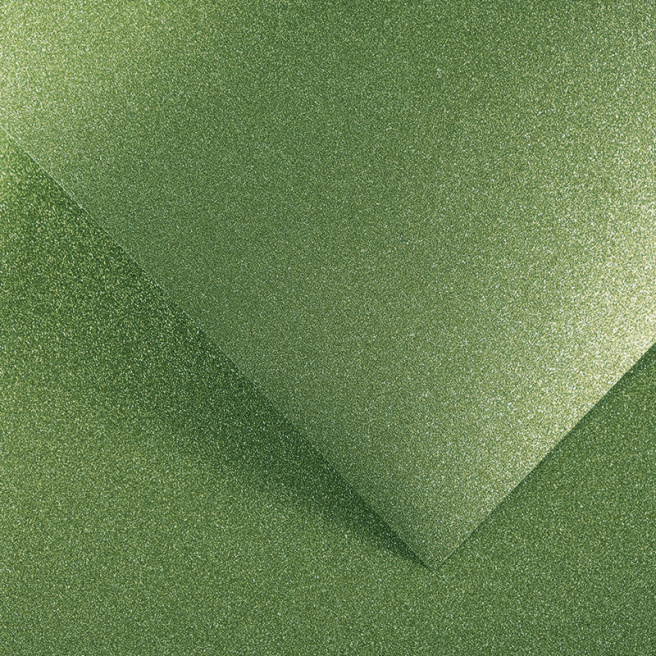 Carton decorativ autoadeziv GPapieru cu sclipici A4, verde,1 foaie, 150gr