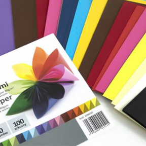 Set hârtie pentru Origami GPapieru, 20 culori MIX, 100 f.