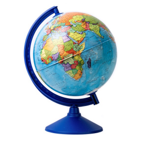 Glob cu harta politică a lumii, d=30cm, RU