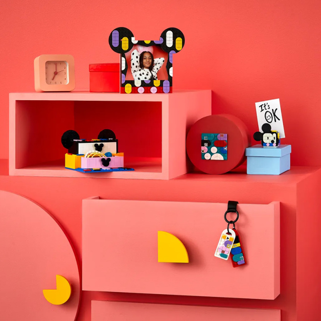 Constructor LEGO DOTS Mickey Mouse & Minnie Mouse Back-to-School Project Box