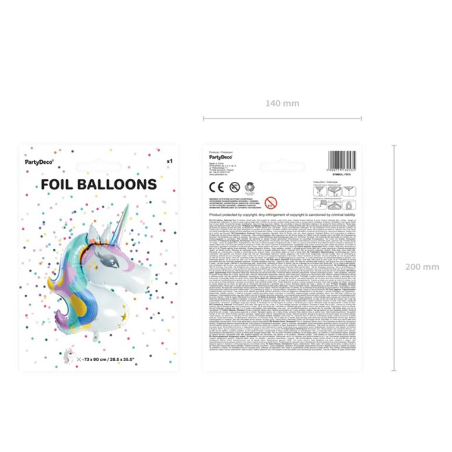 Balon folie figurină Unicorn