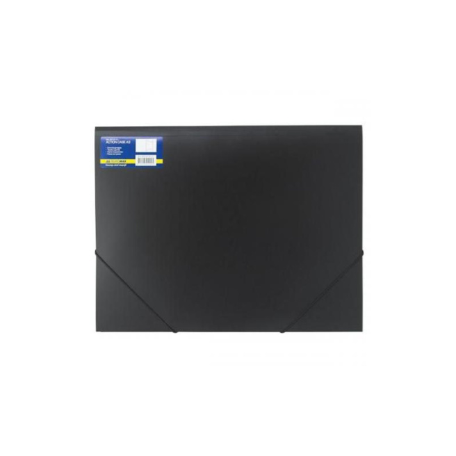 Mapă Buromax  A3, cu elastic, neagră