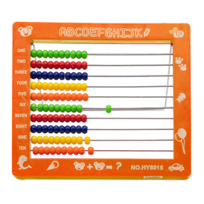 Счеты детские оранжевые