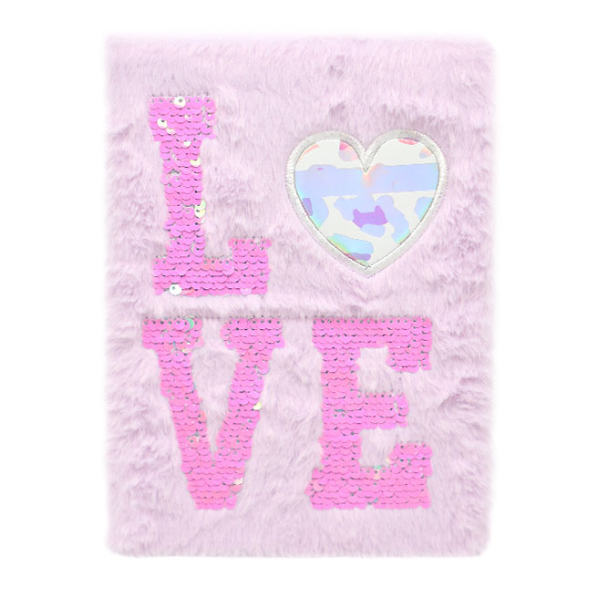 Carnet notițe A5 cu pix, Fluffy LOVE