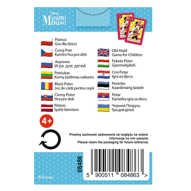 Cărți de joc  "Minnie Mouse"