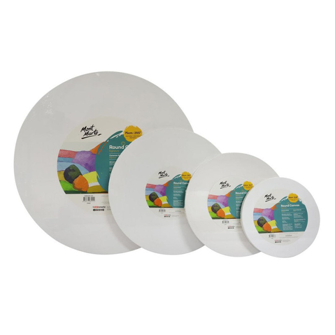 Pânză pe șasiu Signature Round, 50x50 cm, 380 gsm