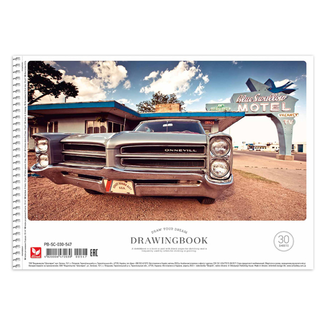 Album pentru desen MOTORS, 30 foi