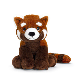 Jucărie moale Keeleco, Panda roșie, 25 cm