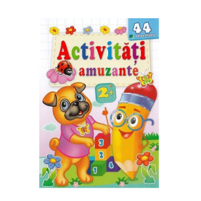 Activități amuzante 2+Câine Mops+ autocolante