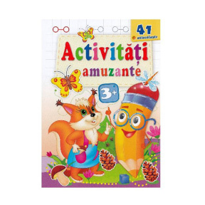 Activități amuzante 3+ Veverița+ autocolante