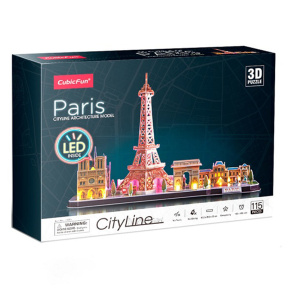 Puzzle 3D Paris, Led