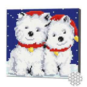 Белые щенята