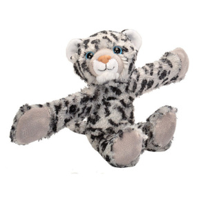 Плюшевая игрушка HugEms - Белый леопард, 18 см