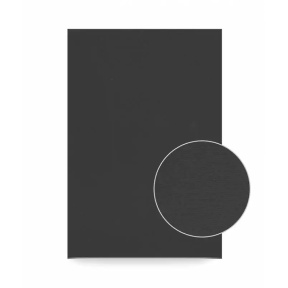 Pânză pe carton, 20 x 20 cm, Bumbac negru, acril, ROSA Studio